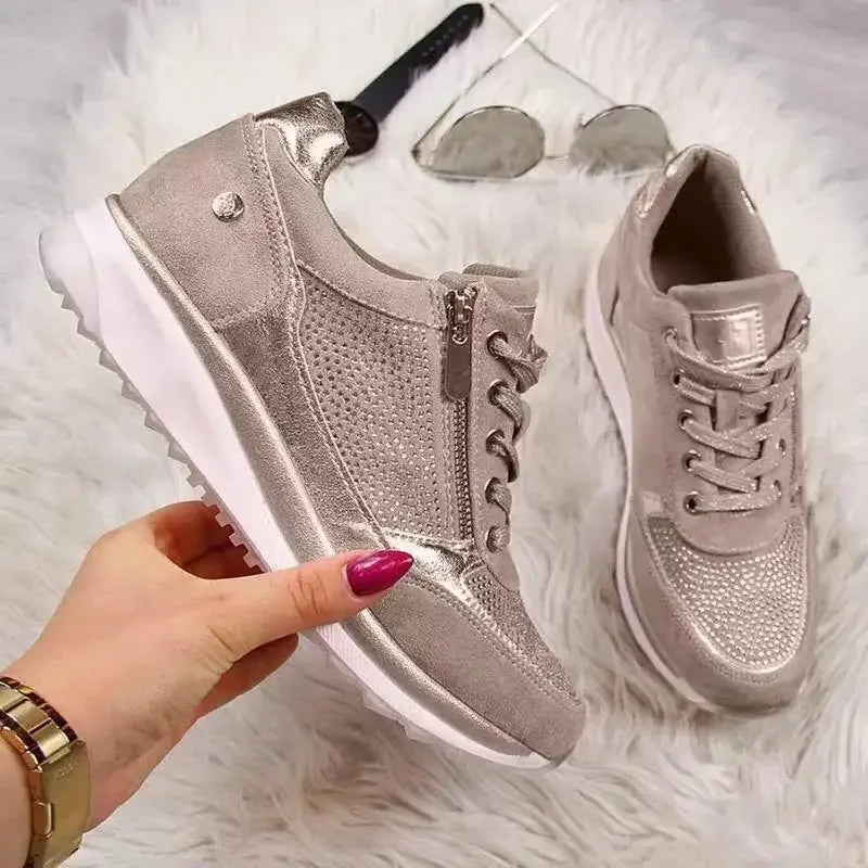 Comfortabele Sneakers Met Lichtgewicht Zool Voor Dames