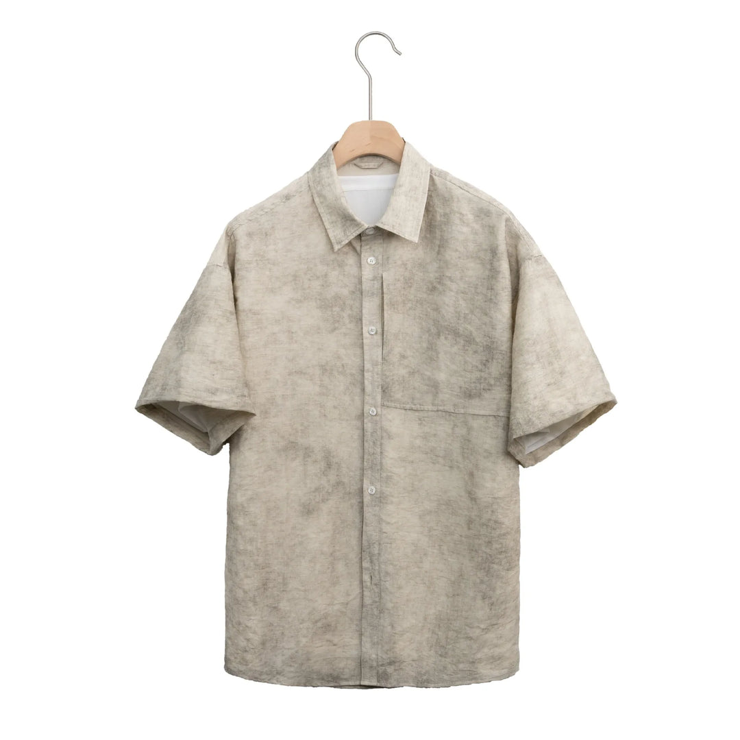 Bayside Zachte Linnen Camp Collar Shirt