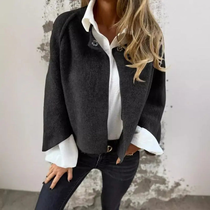 Layla - Wol Cardigan met Ronde Hals