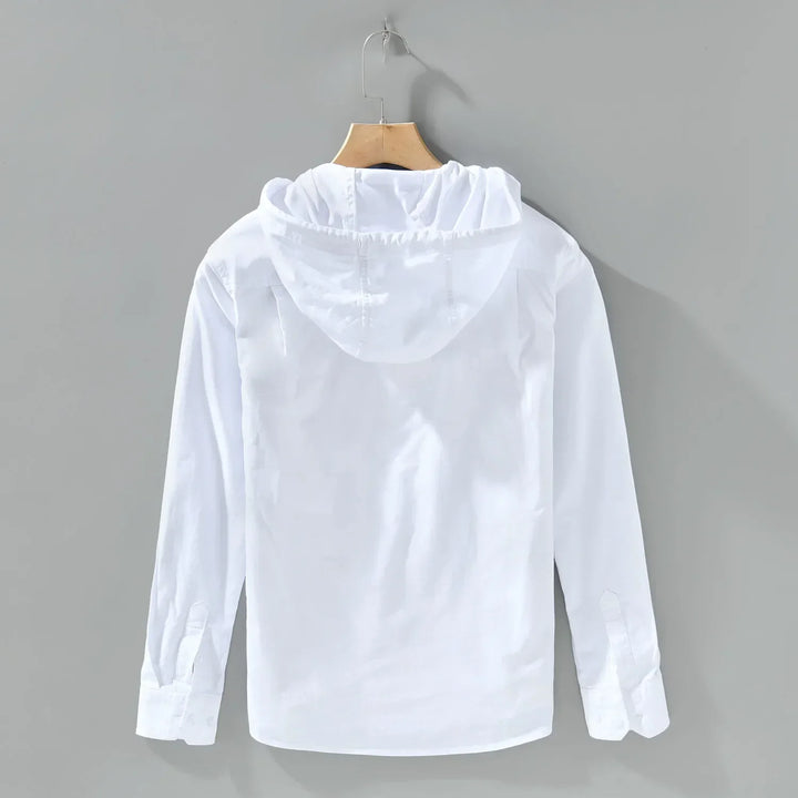 Weston Gestreepte Katoenen Hoodie