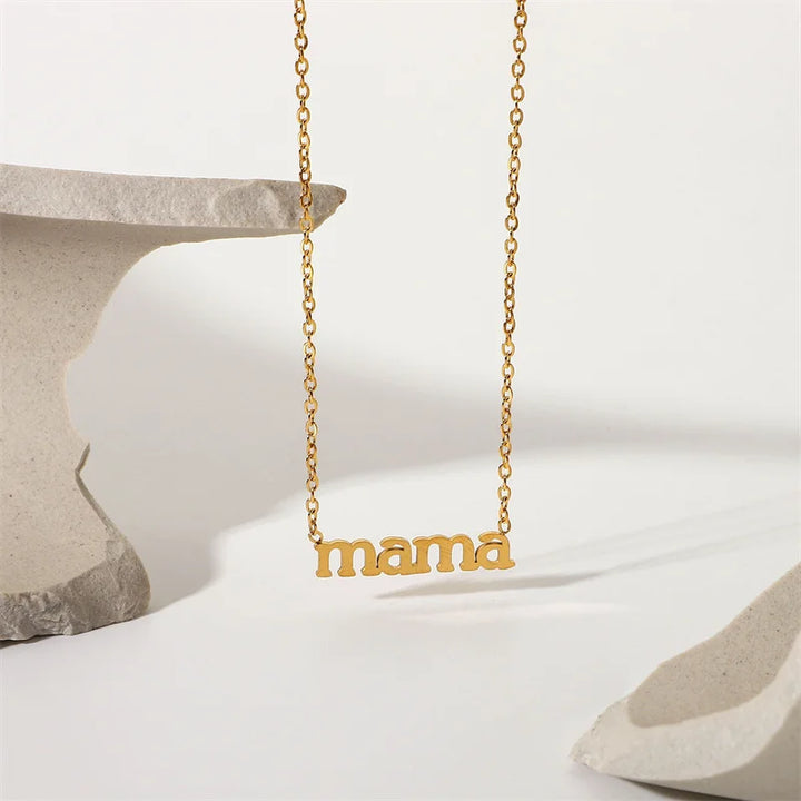 Schitterende RVS Moederdag Ketting