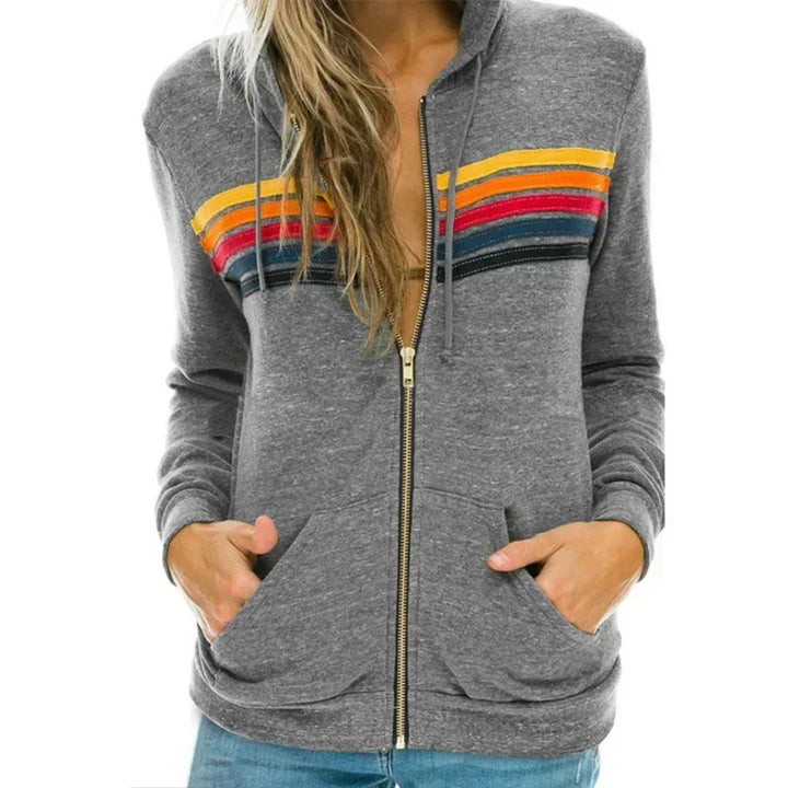 ASTRID – VINTAGE RAINBOW HOODIE