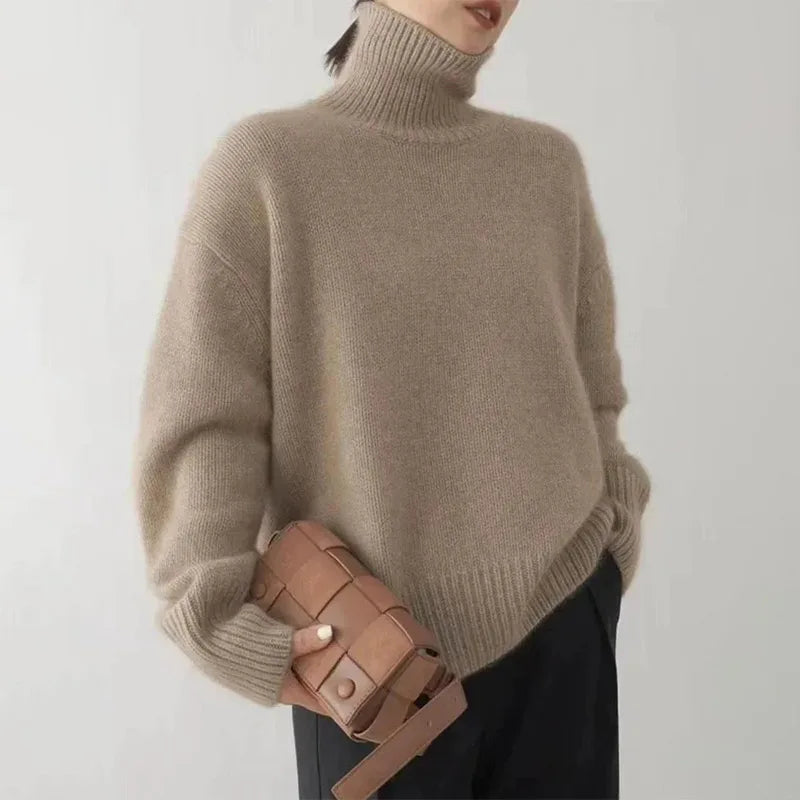 Dames Turtleneck Trui Zachte Brei