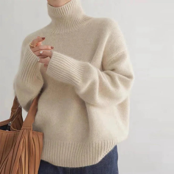 Dames Turtleneck Trui Zachte Brei