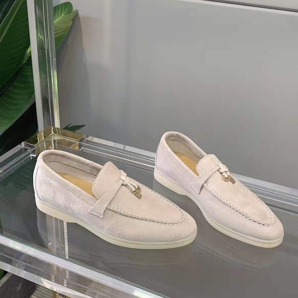 Zina - Suede loafers voor dames