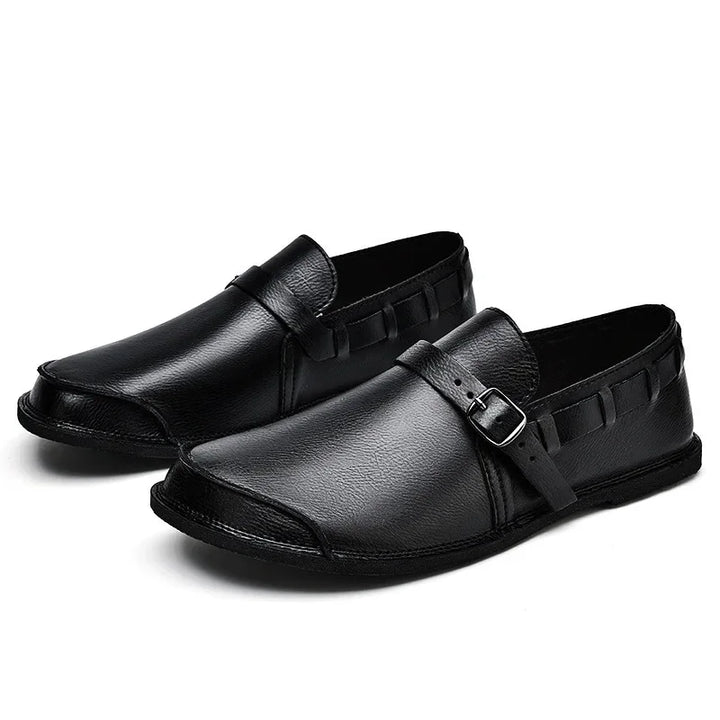 Lorenzo Vitale Gespschoenen van Leer