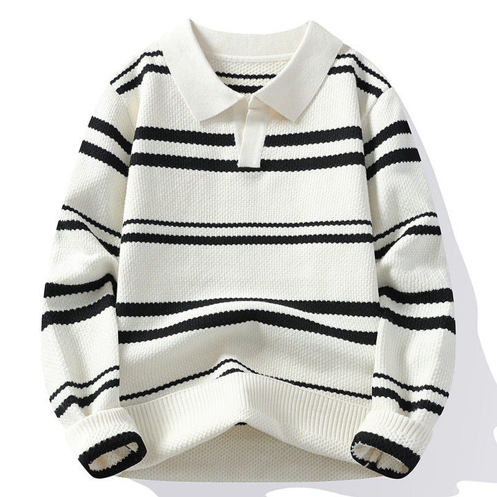 Harvey Pinstripe Gebreide Trui