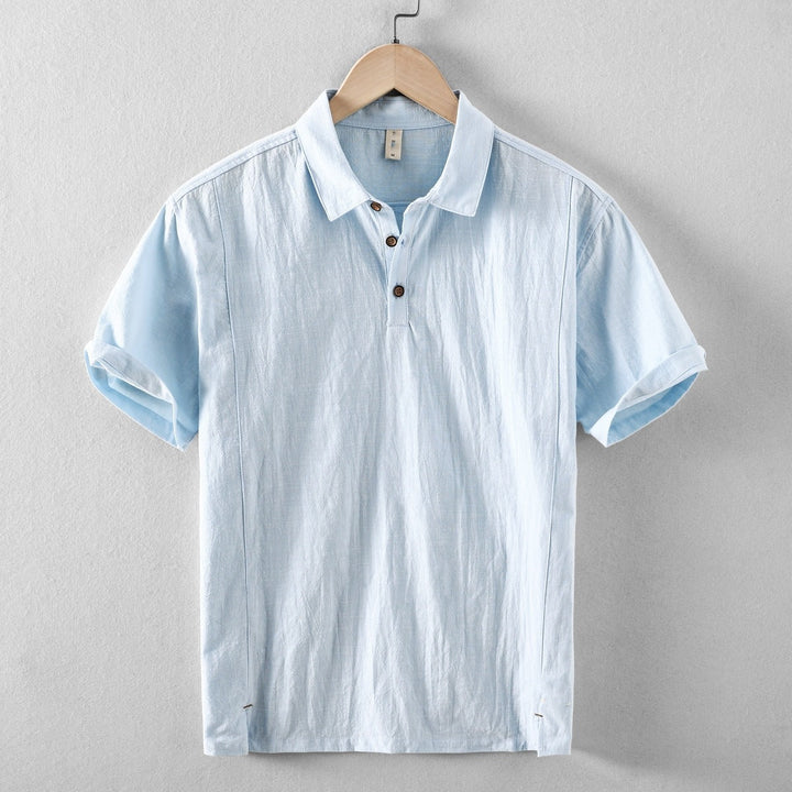 Riku Katoenen Linnen Polo