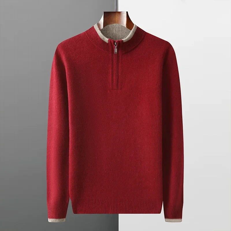 Bellamy Cashmere Quarter Zip