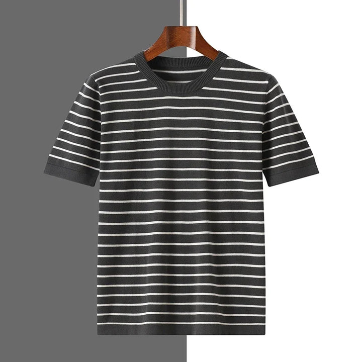 Haru Katoen Gestreepte Shirt