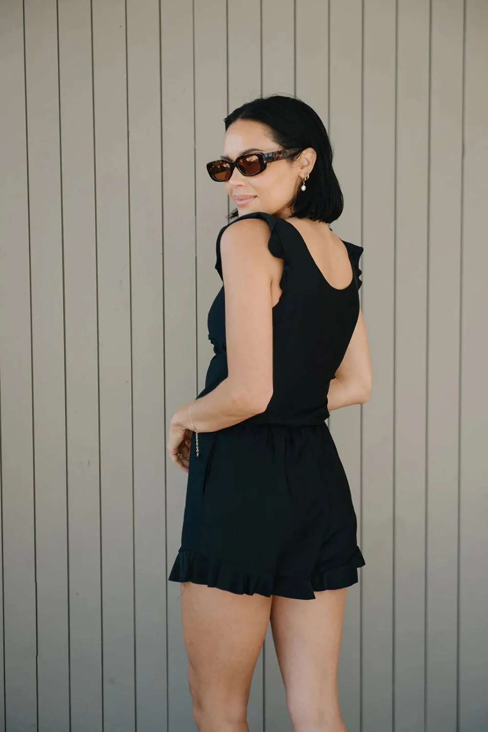 Saar - Badpak Playsuit met ingebouwde BH