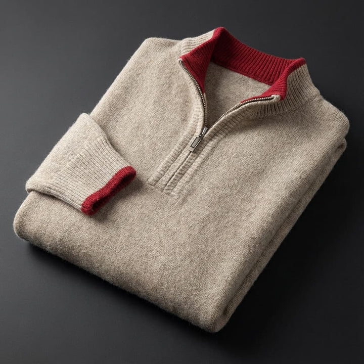 Bellamy Cashmere Quarter Zip