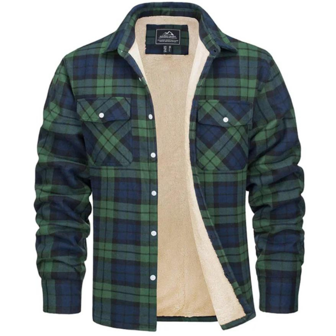 Winterjas Heren | Geruite Jas | Warm comfort voor herfst & winter
