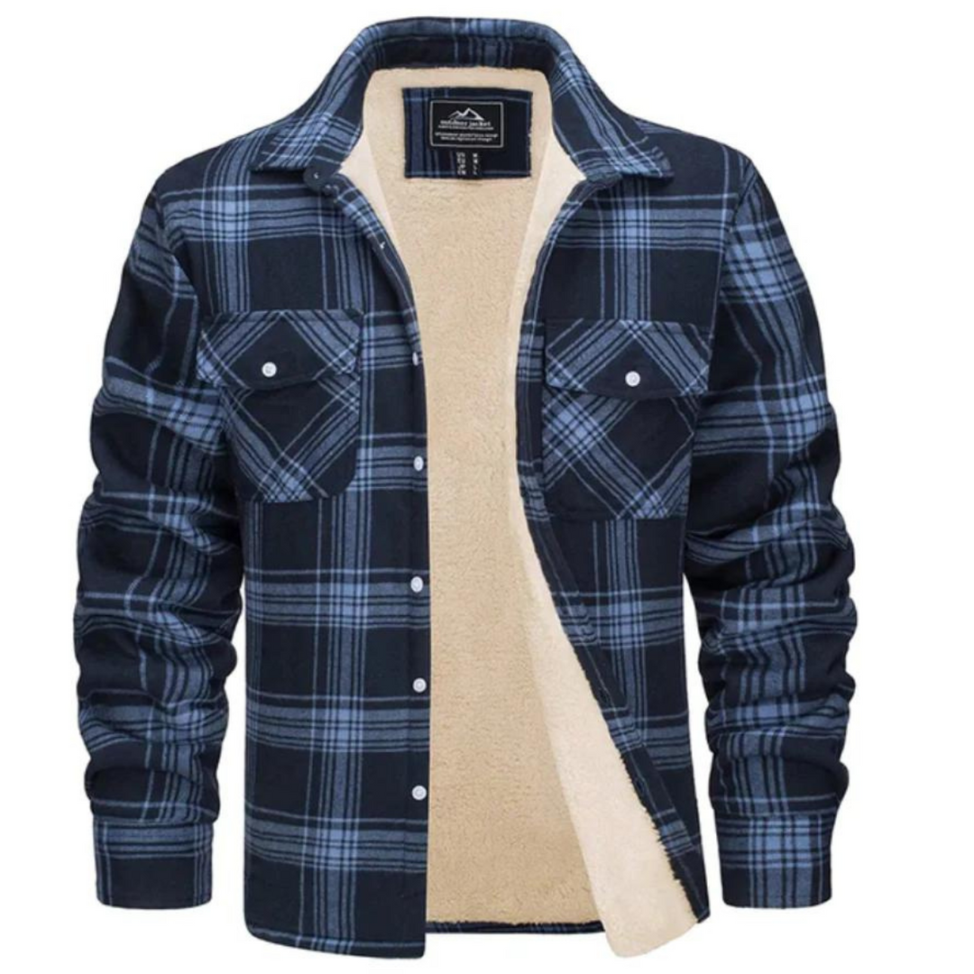 Winterjas Heren | Geruite Jas | Warm comfort voor herfst & winter
