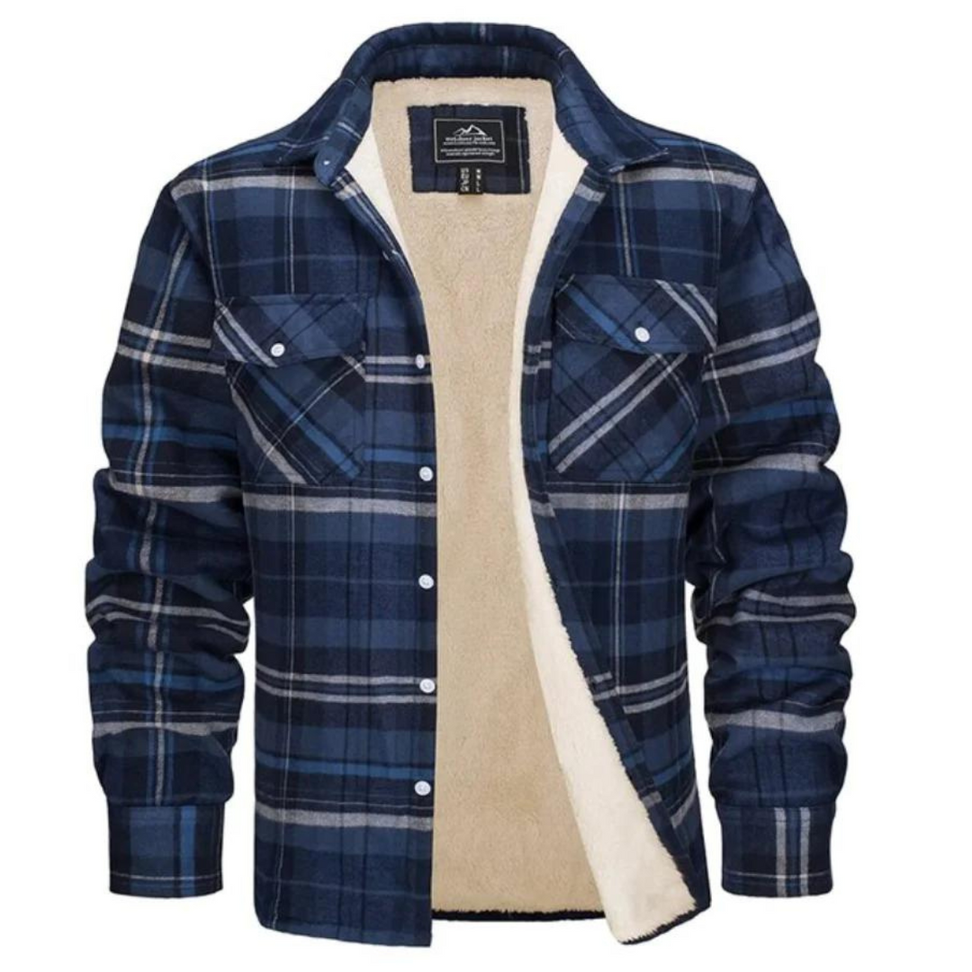 Winterjas Heren | Geruite Jas | Warm comfort voor herfst & winter