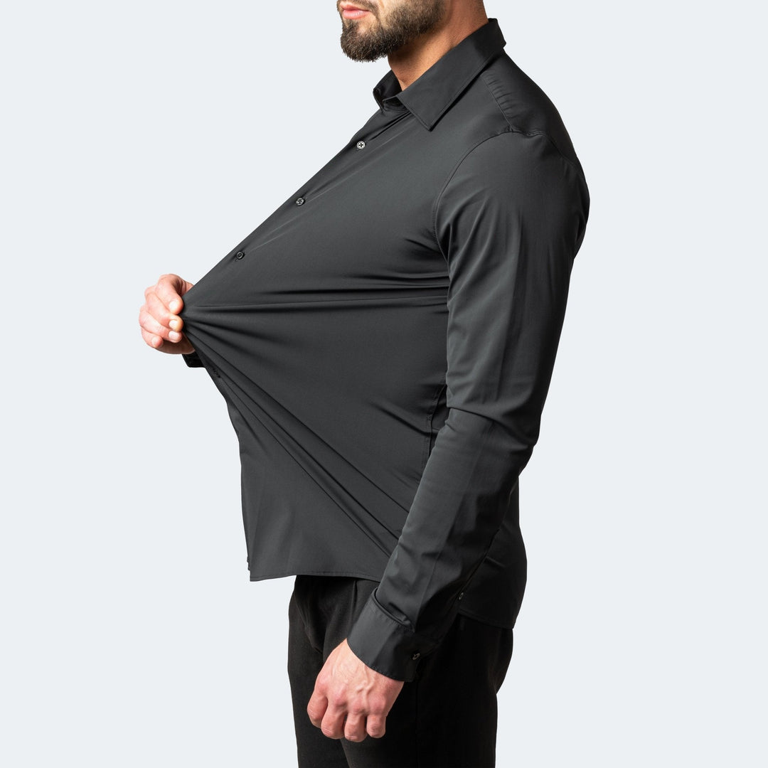 Heren Overhemd Wit - Extreme Stretch & Strijkvrij