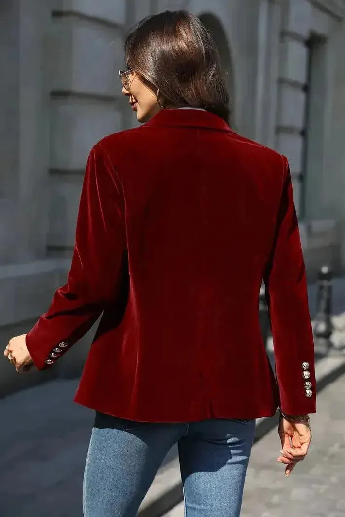 CAMILLE – POLISHED POWER BLAZER