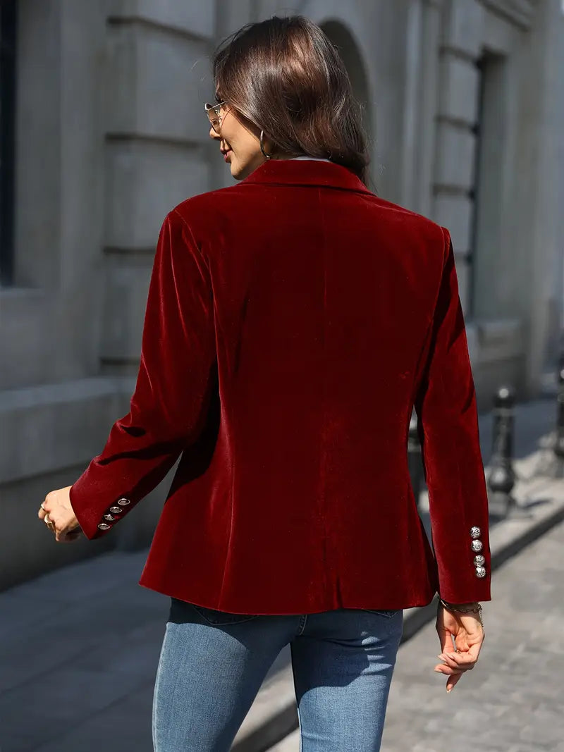 Julissa - Elegante Fluwelen Blazer