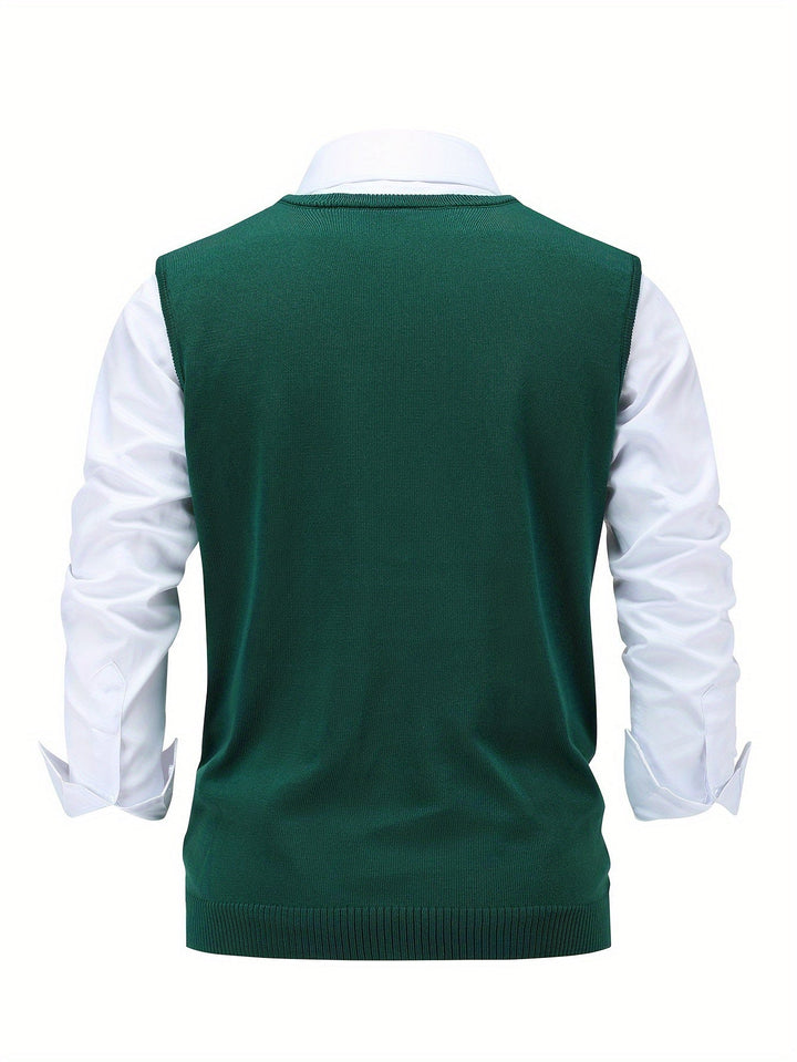Chandler | Klassieke Argyle Sweater Vest