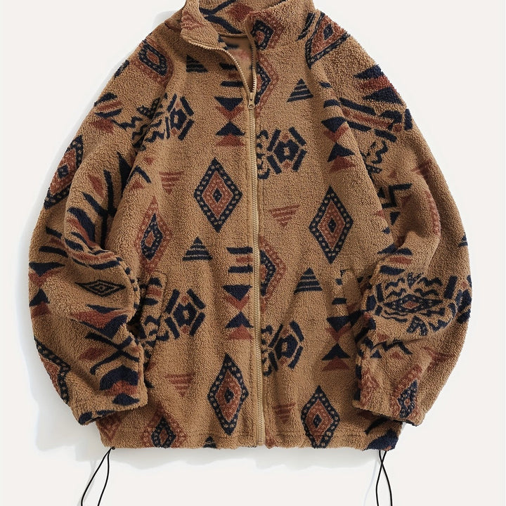 Carmen | Geprinte Zip-Up Jas