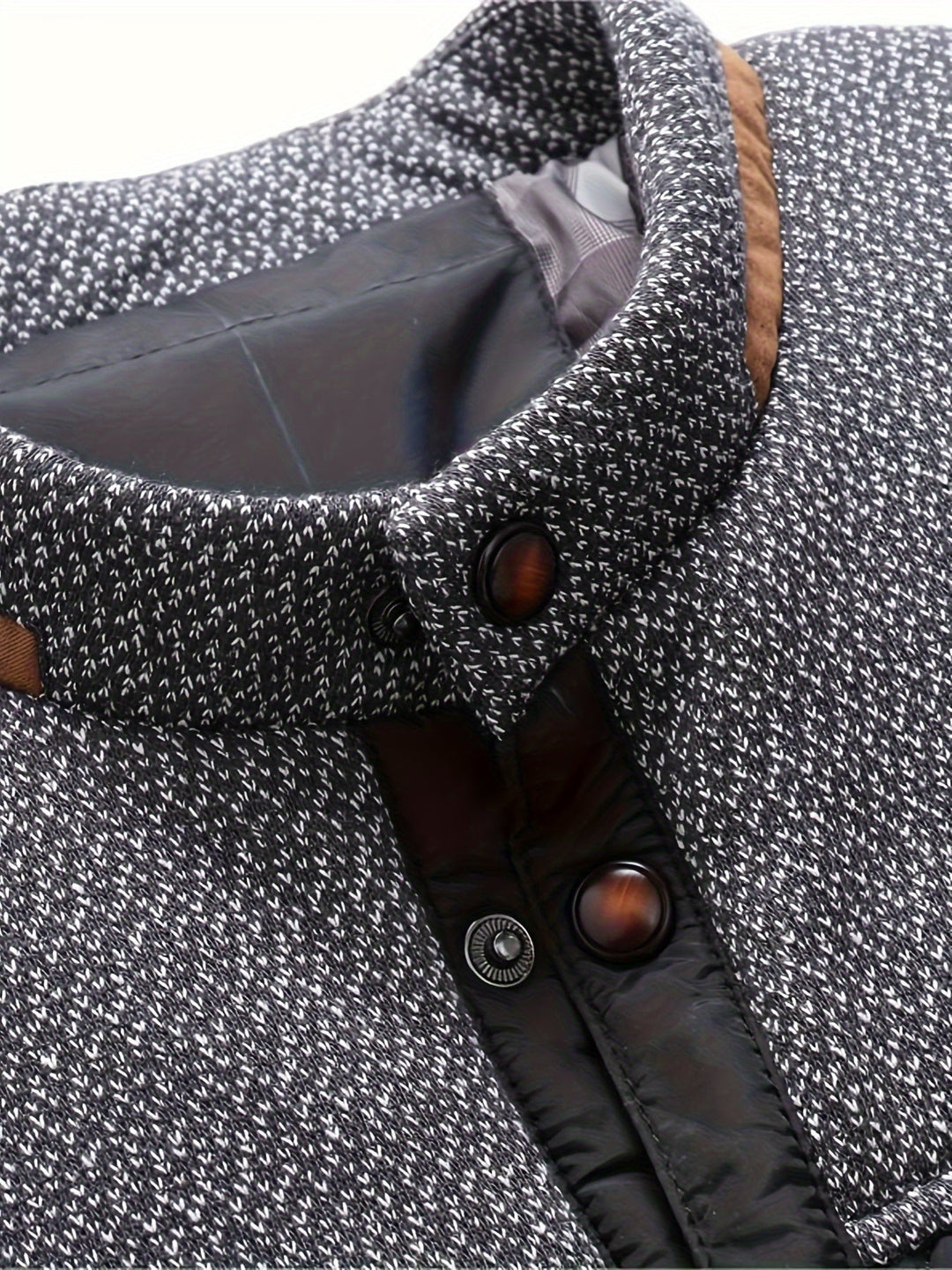 Gideon | Gequilted Staande Kraag Jast
