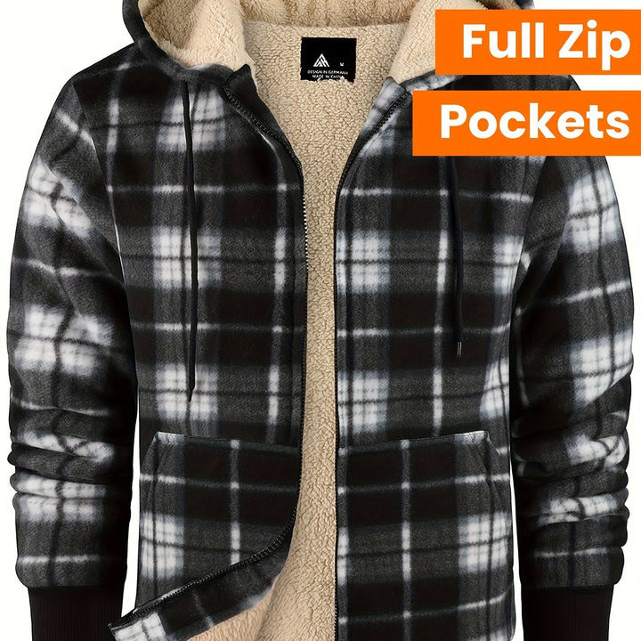 Declan | Gezellige Hooded Zip-Up Jast