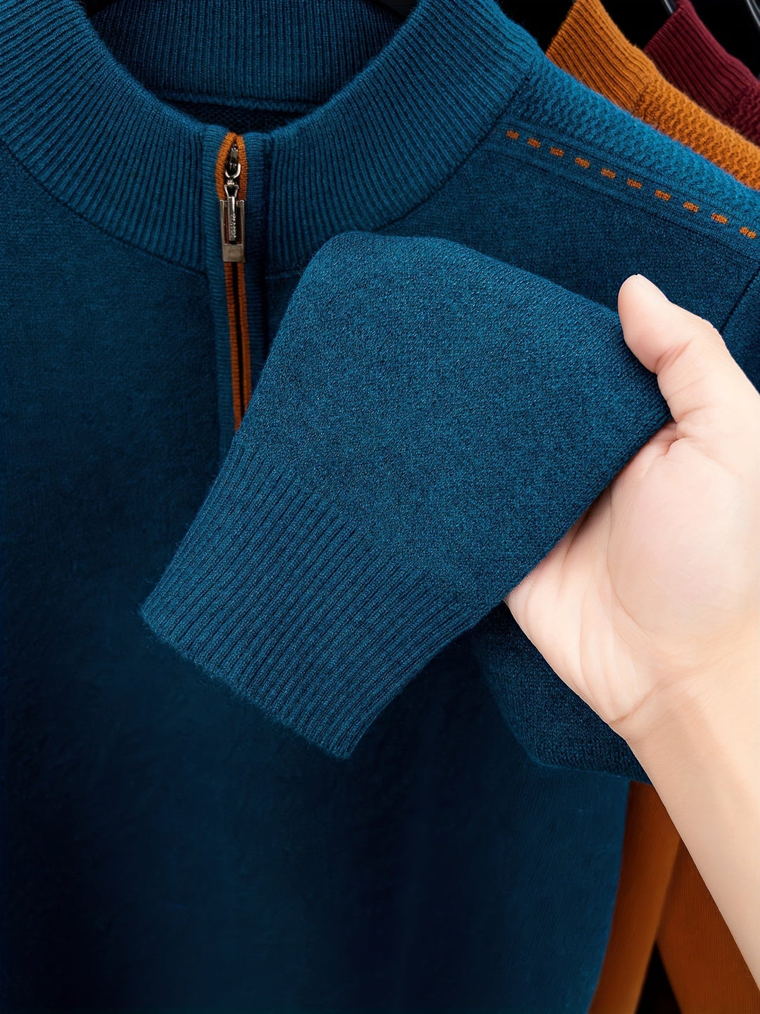 Daniel | Half-Zip Gebreide Trui