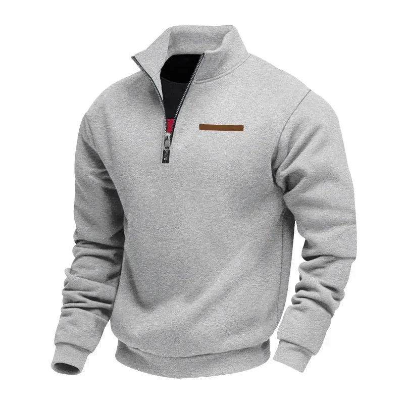 Heren Casual Fleece Pullover Sweatshirt