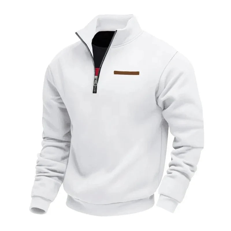 Heren Casual Fleece Pullover Sweatshirt