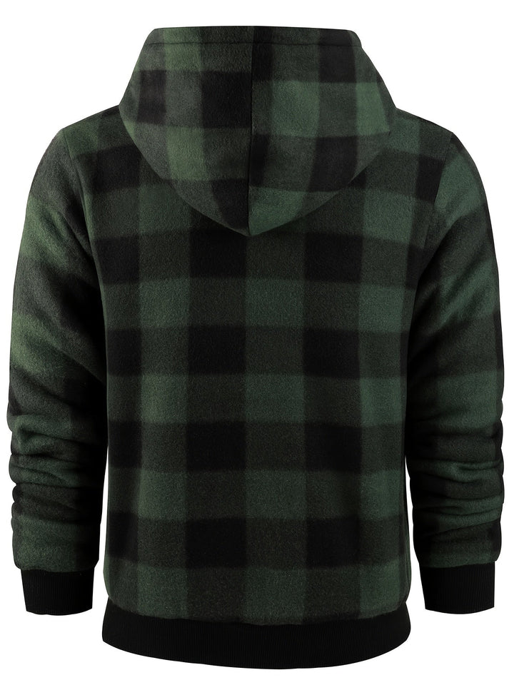 Declan | Gezellige Hooded Zip-Up Jast