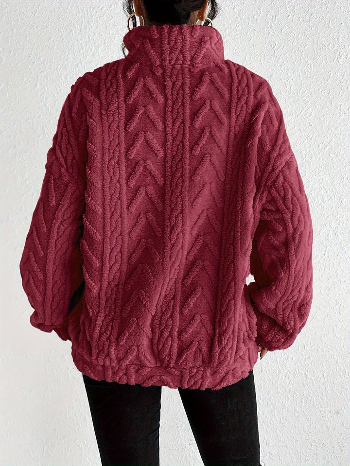 Aicha | Kabelgebreide Oversized Gecombineerde Trui