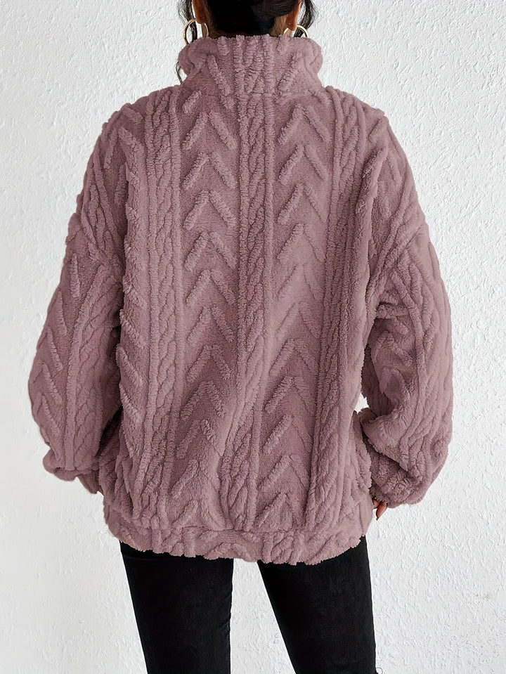 Aicha | Kabelgebreide Oversized Gecombineerde Trui