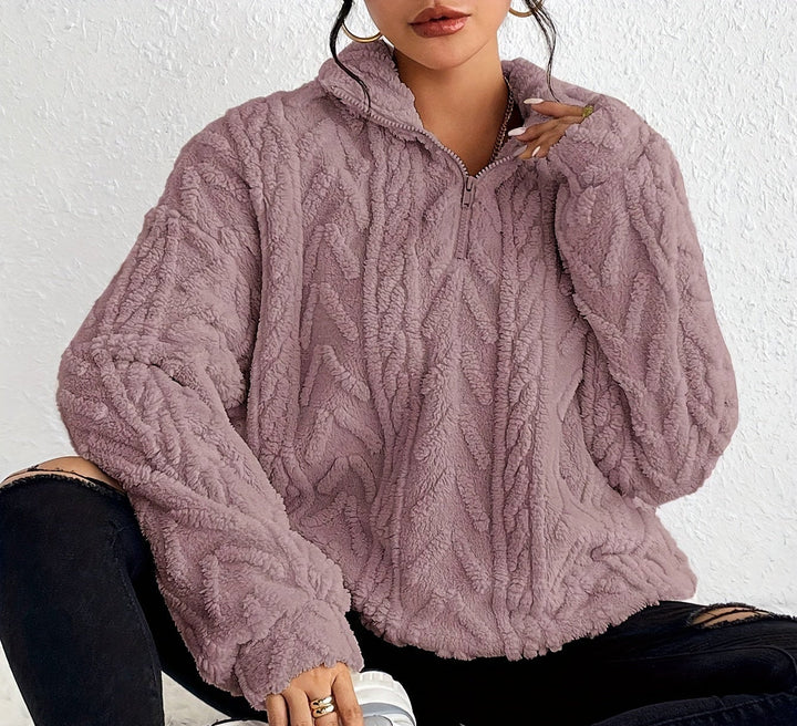 Aicha | Kabelgebreide Oversized Gecombineerde Trui