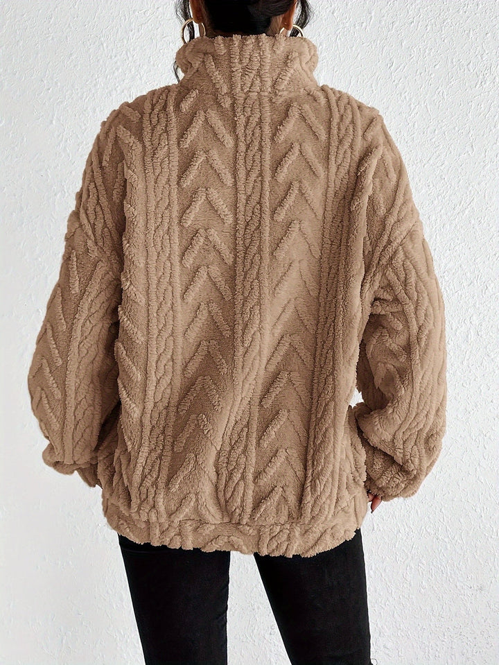 Aicha | Kabelgebreide Oversized Gecombineerde Trui