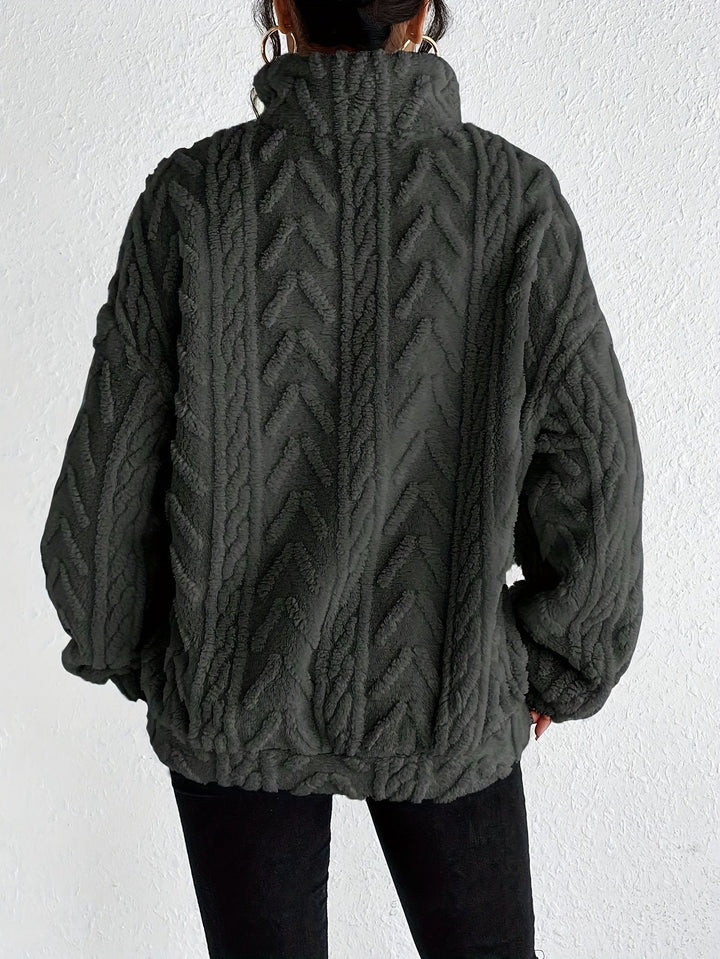 Aicha | Kabelgebreide Oversized Gecombineerde Trui