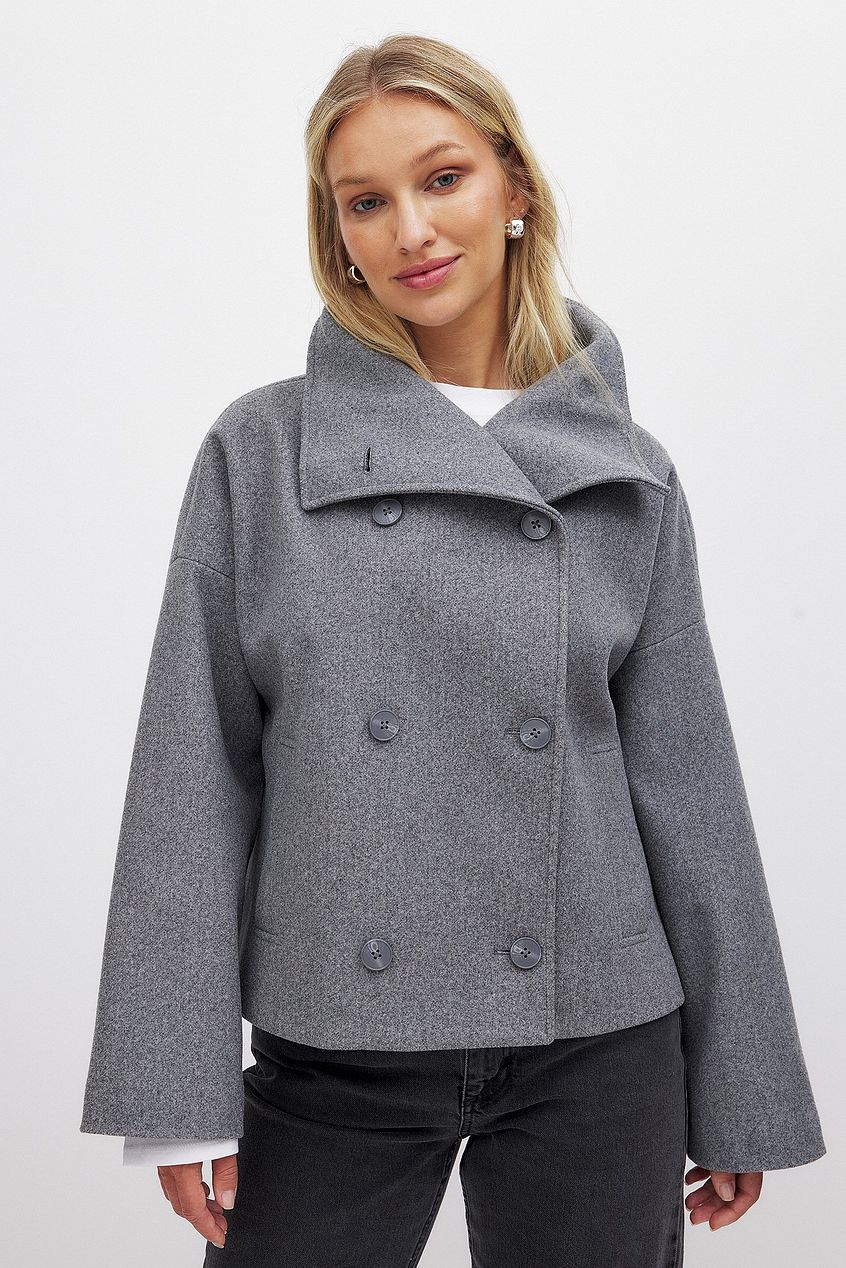Zoë | Cropped Dubbelzijdig Minimalistisch Jasje