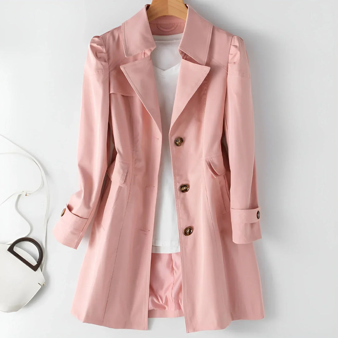 Sevim | Notch-Lapel Signature Graceful Trench Coat