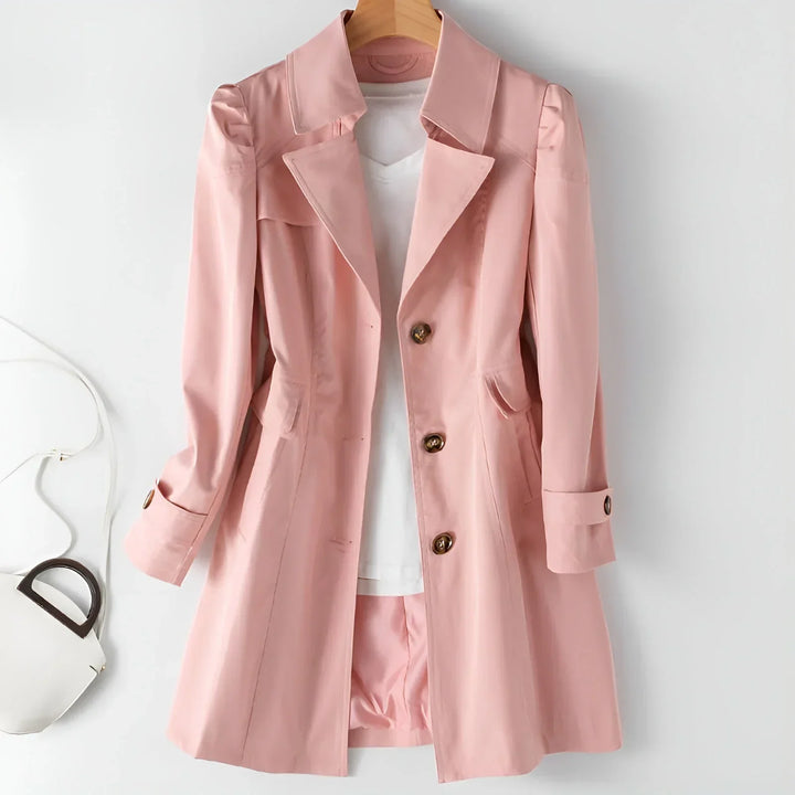 Sevim | Notch-Lapel Signature Graceful Trench Coat