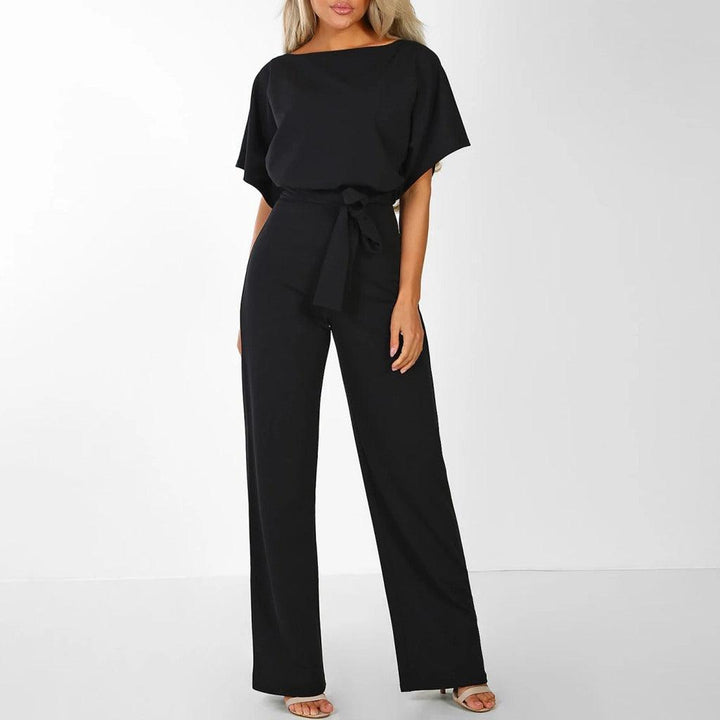 Jinte-Rose - Jumpsuit met strikdetail