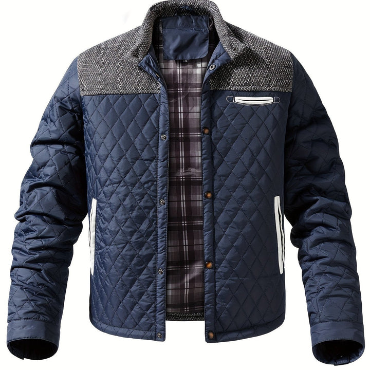 Gideon | Gequilted Staande Kraag Jast