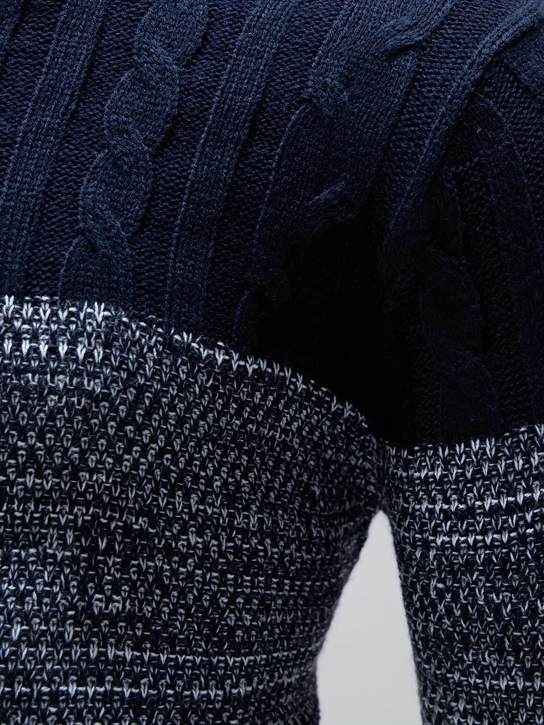 Graham | Kleurblok Crew Neck Trui