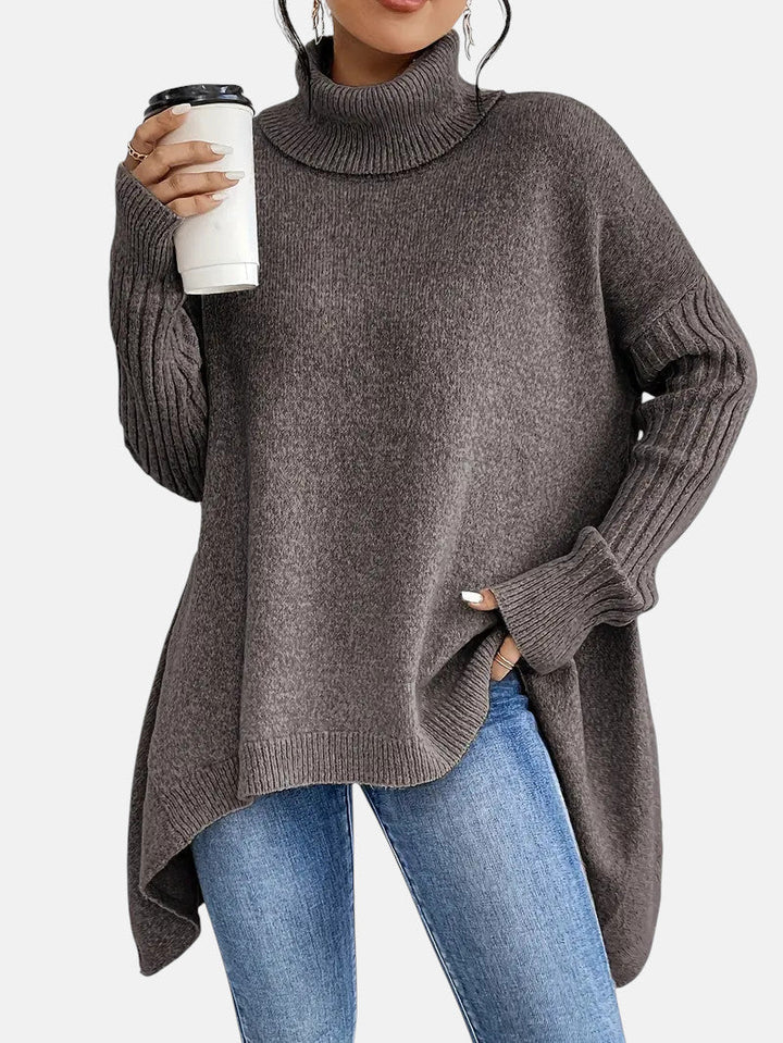 BRIGITTE – LONG TURTLENECK SWEATER