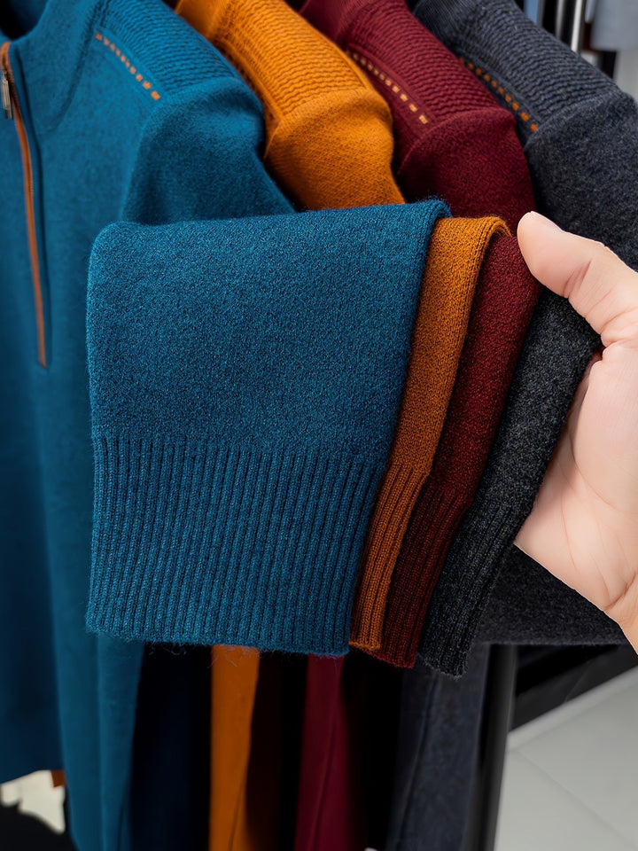Daniel | Half-Zip Gebreide Trui