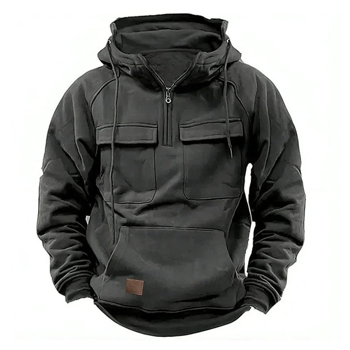 CHRIS – FUNCTIONELE HOODED PULLOVER