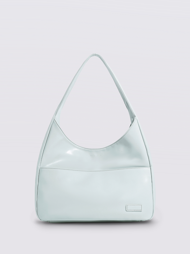 Minimalistisch vegan leer hobo schoudertas