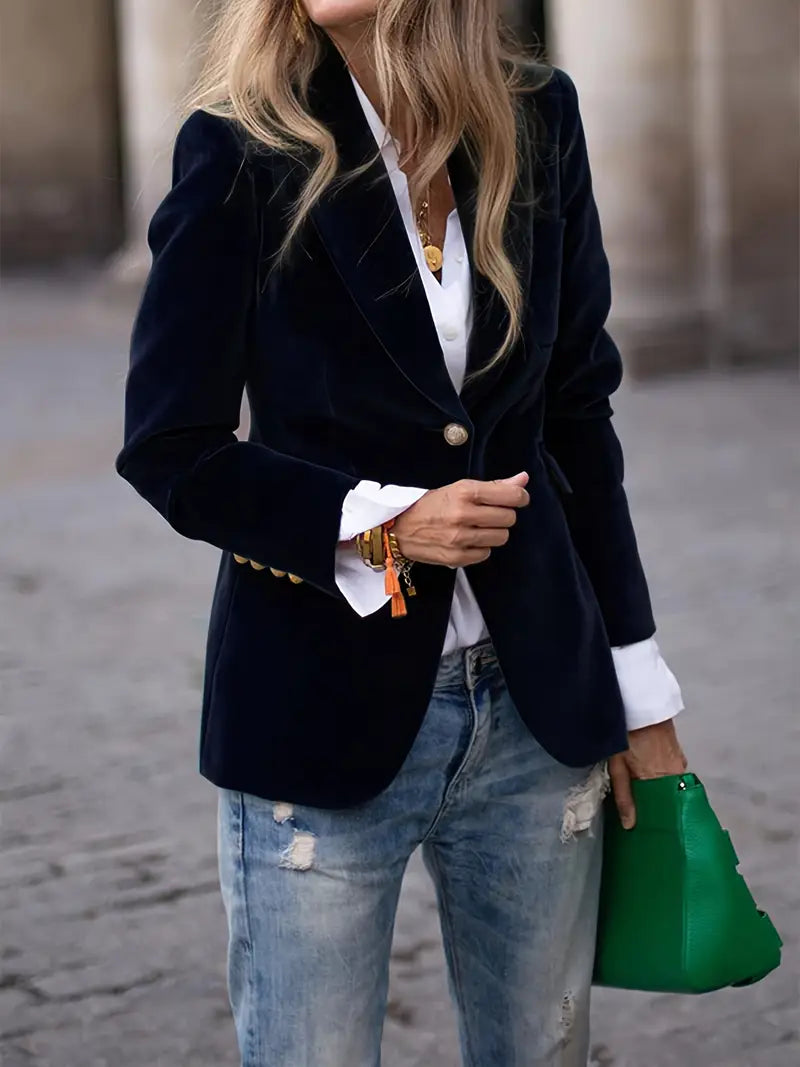 Julissa - Elegante Fluwelen Blazer