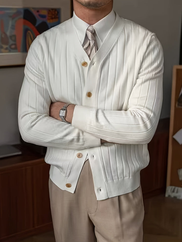 Oliver | Klassieke Knop-Up Cardigan