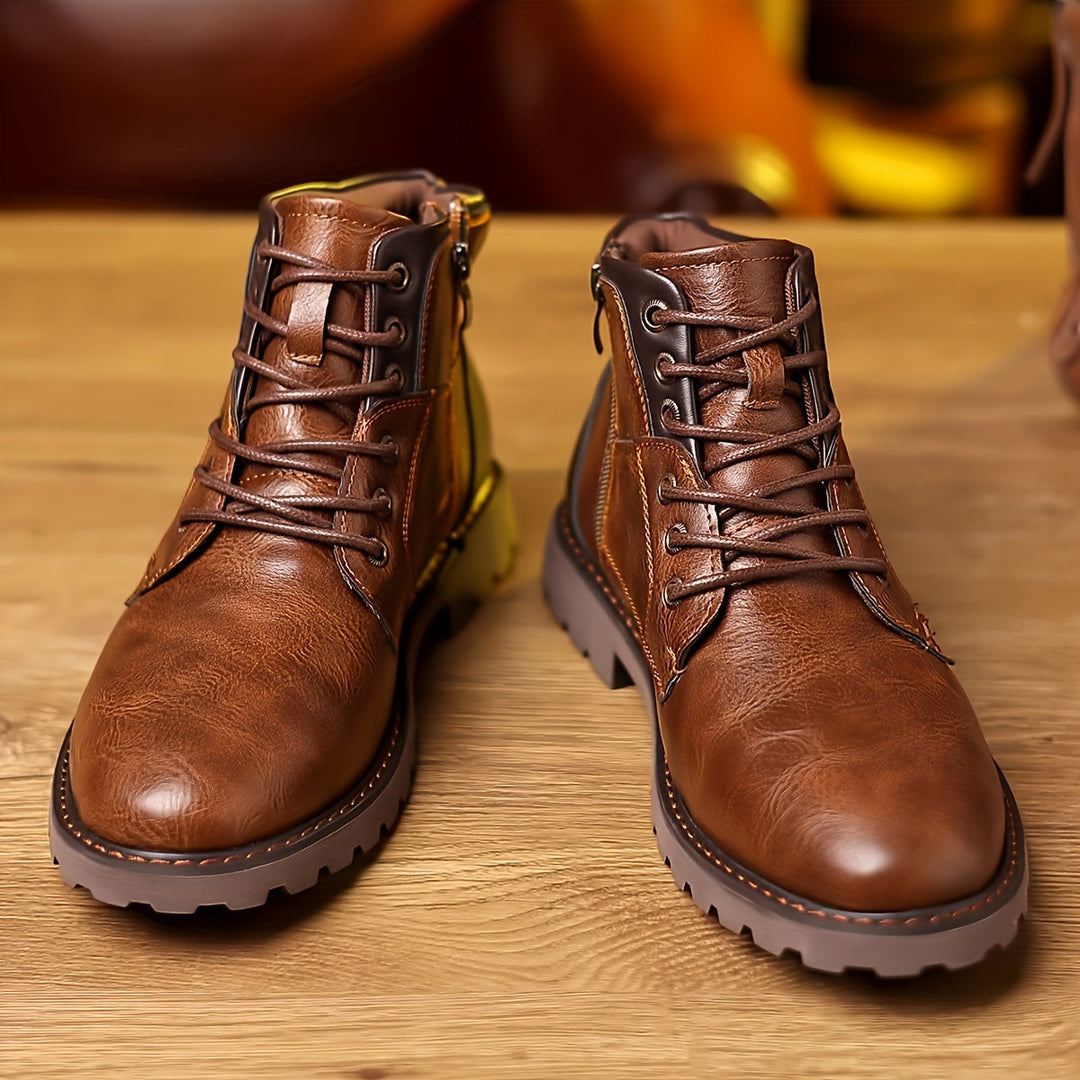 Edwin | Robuuste Veterschoenen voor de Enkel