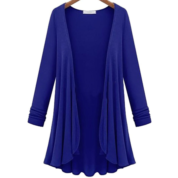 Langsleeve Ruffled Cardigan
