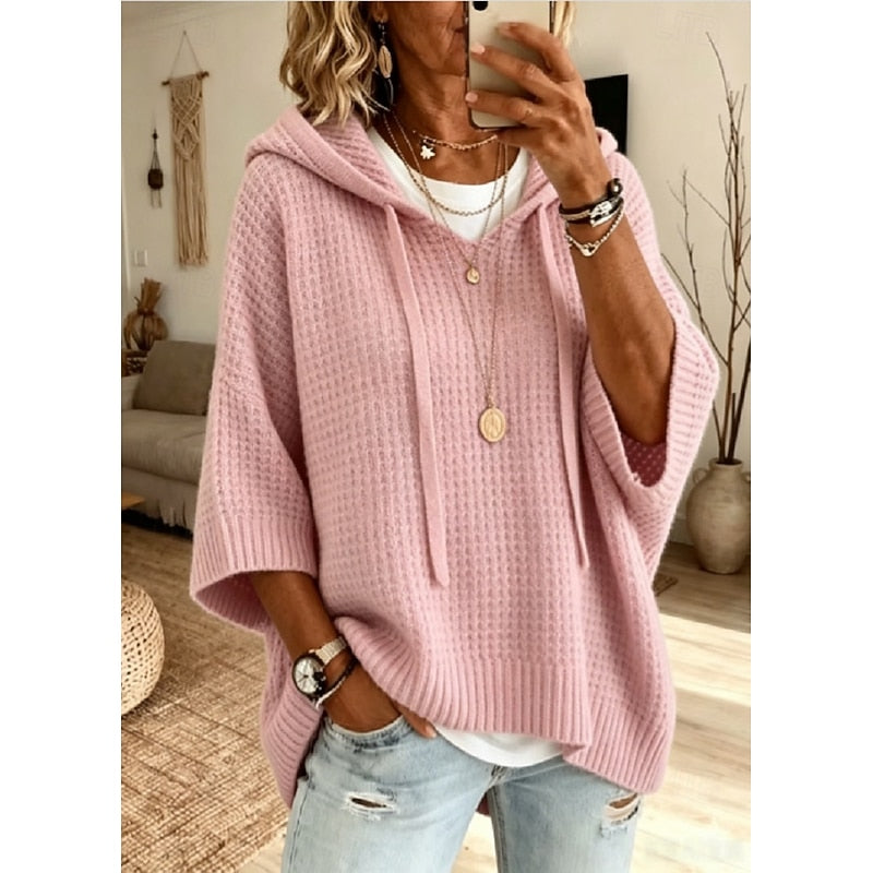 Carol | Ontspannen Wafel-Textuur Hoodie